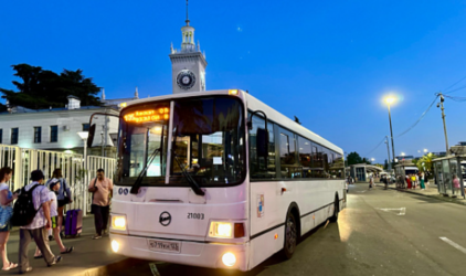 С 1 июля в Сочи начнет работать круглосуточный автобусный маршрут