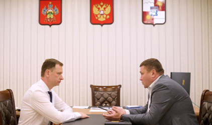 И.о. главы Сочи Андрей Прошунин провел рабочую встречу с заместителем Олегом Бурлевым