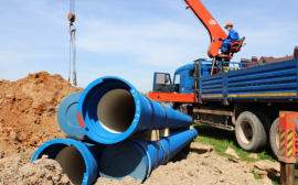 Строительство сетей водоканала для МКД для переселенцев в Лазаревском районе завершено
